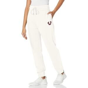 True Religion Winter White Collegiate Boyfriend Jogger Sweatpants Medium NWT